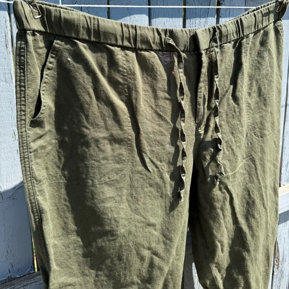 Liz Claiborne Women’s Linen Pants Size XL - Picture 2 of 5